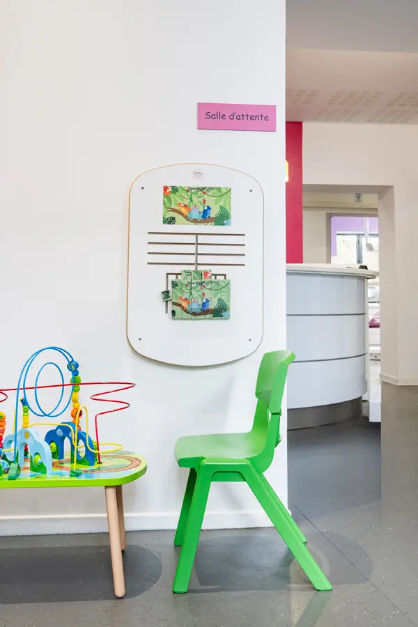 Accueil au cabinet Dentisterie Pédiatrique à Bordeaux Ornano