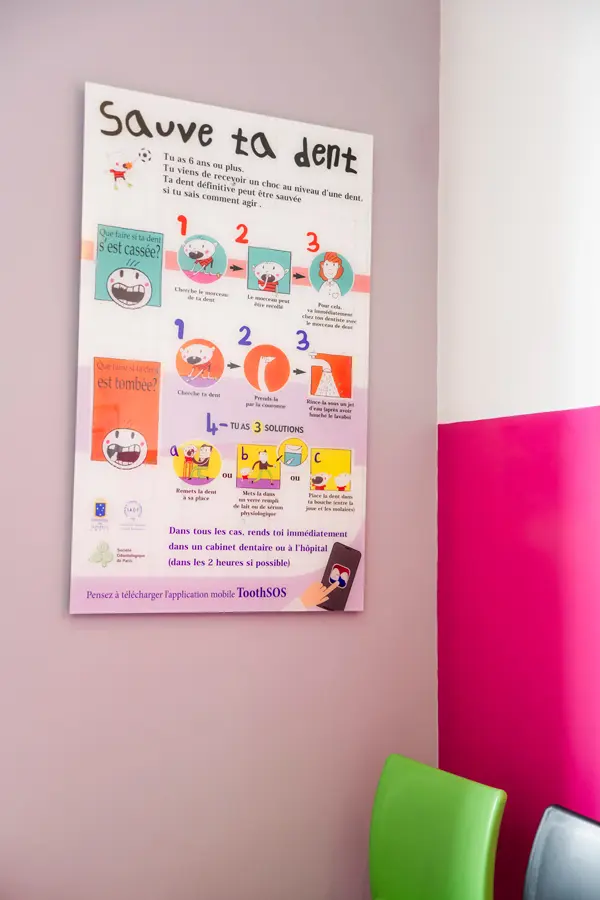 Accueil au cabinet Dentisterie Pédiatrique à Bordeaux Ornano